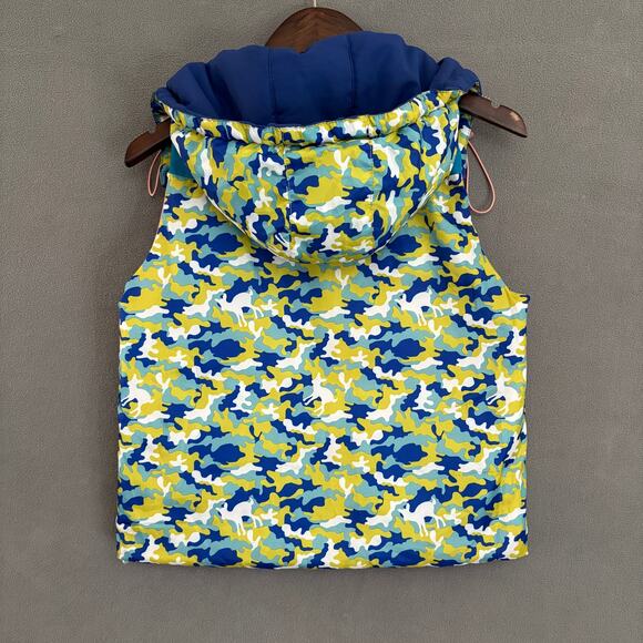 Kids' Reversible Pink & Camo Hooded Puffer Vest‎ by Worker's Garage L/XL - Picture 2 of 10